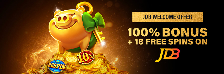 BJ88 100 bonus plus 18 free spins on JDB slots